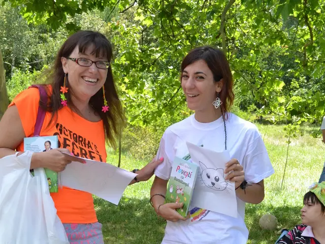 Celebration of women in the forest during the Autumnal Equinox