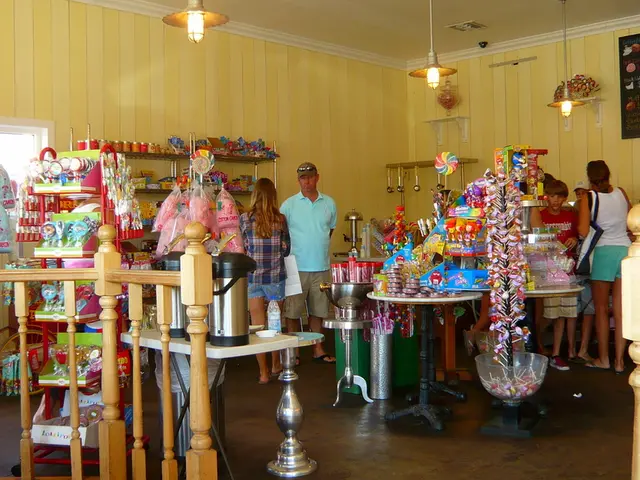 Various handcrafts from four nations are displayed at the Friendship Market in Zell, promoting a...